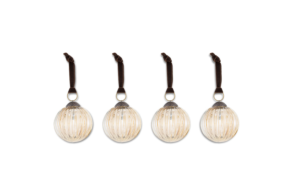 Betini Baubles - Gold (Set of 4)-nkuku