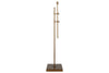 Chintala Iron Floor Lamp - Antique Brass