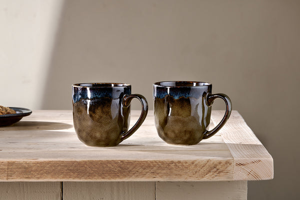 Cali Mugs - Earth Blue (Set of 2)