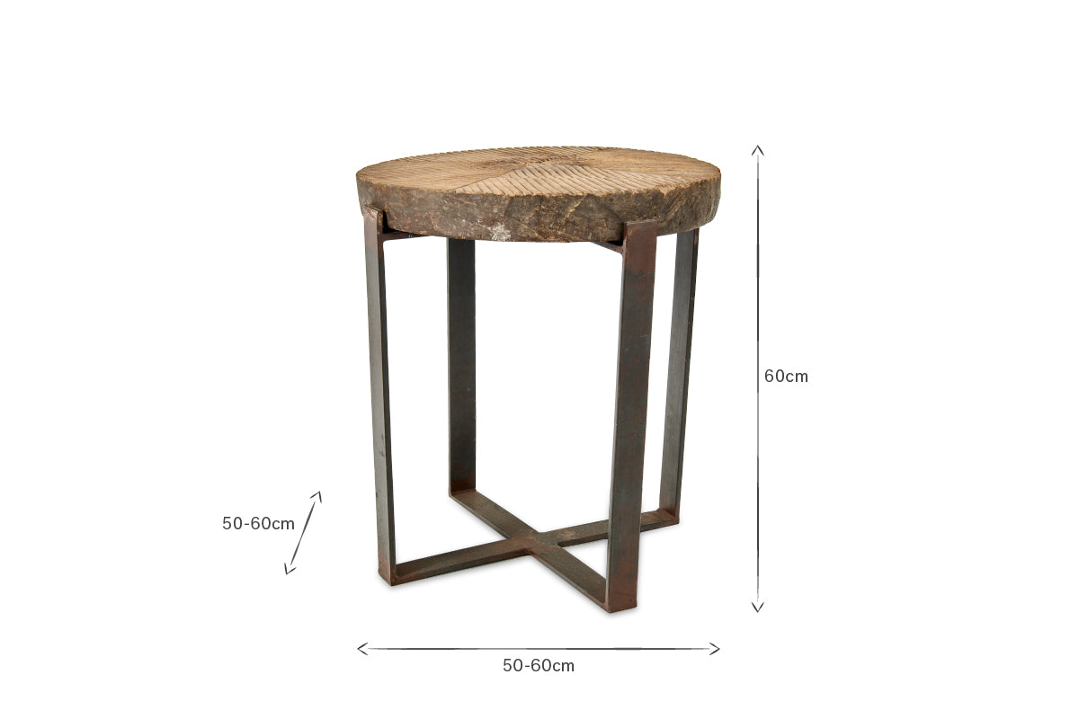 Chakala Wooden Side Table