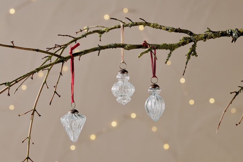 Calida Baubles - Clear Crackle (Set of 3)-nkuku