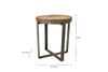 Chakala Wooden Side Table- nkuku