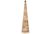 Chameli Tapered Mango Wood Floor Lamp-nkuku