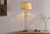 Chintala Iron Table Lamp - Antique Brass-nkuku