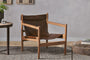 Dalibar Leather Lounger - Tan