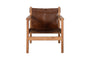 Dalibar Leather Lounger - Tan