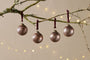 Darya Baubles - Antique Burgundy - (Set of 4)