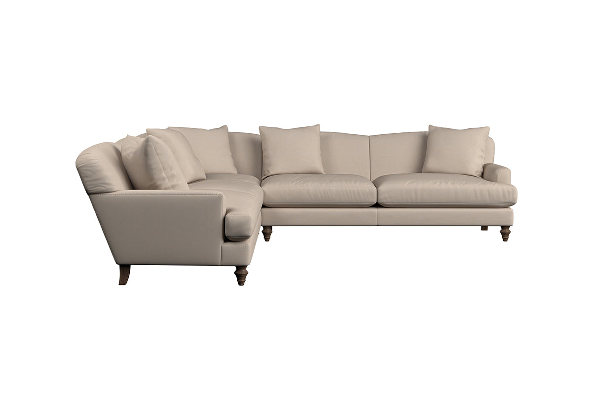 Deni Grand Corner Sofa - Recycled Cotton Flax