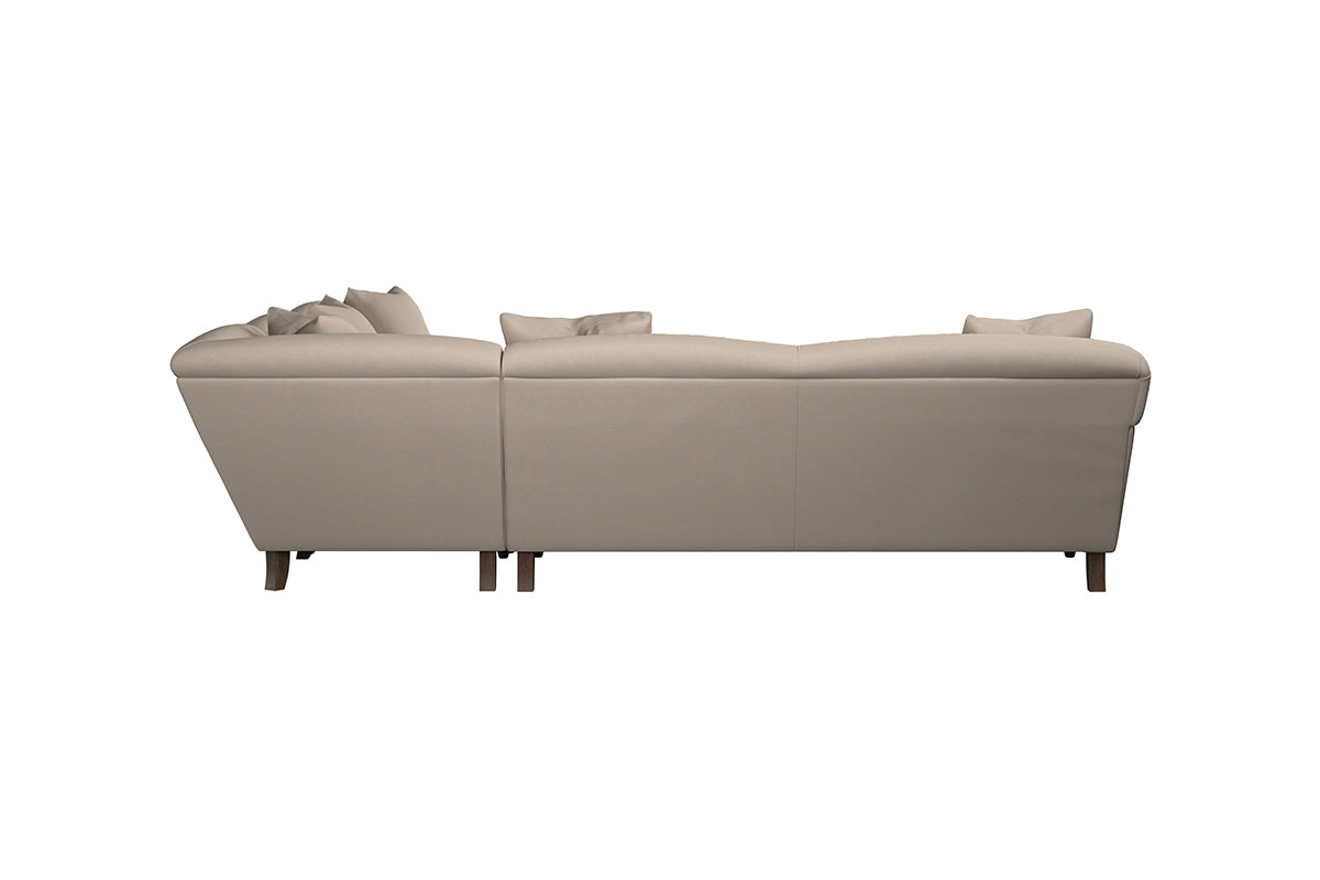 Deni Grand Corner Sofa - Recycled Cotton Stone