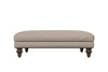 Deni Grand Footstool - Recycled Cotton Mocha