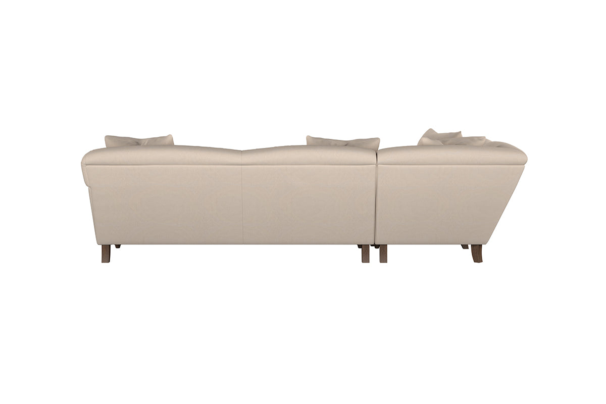 Deni Grand Left Hand Corner Sofa - Recycled Cotton Horizon