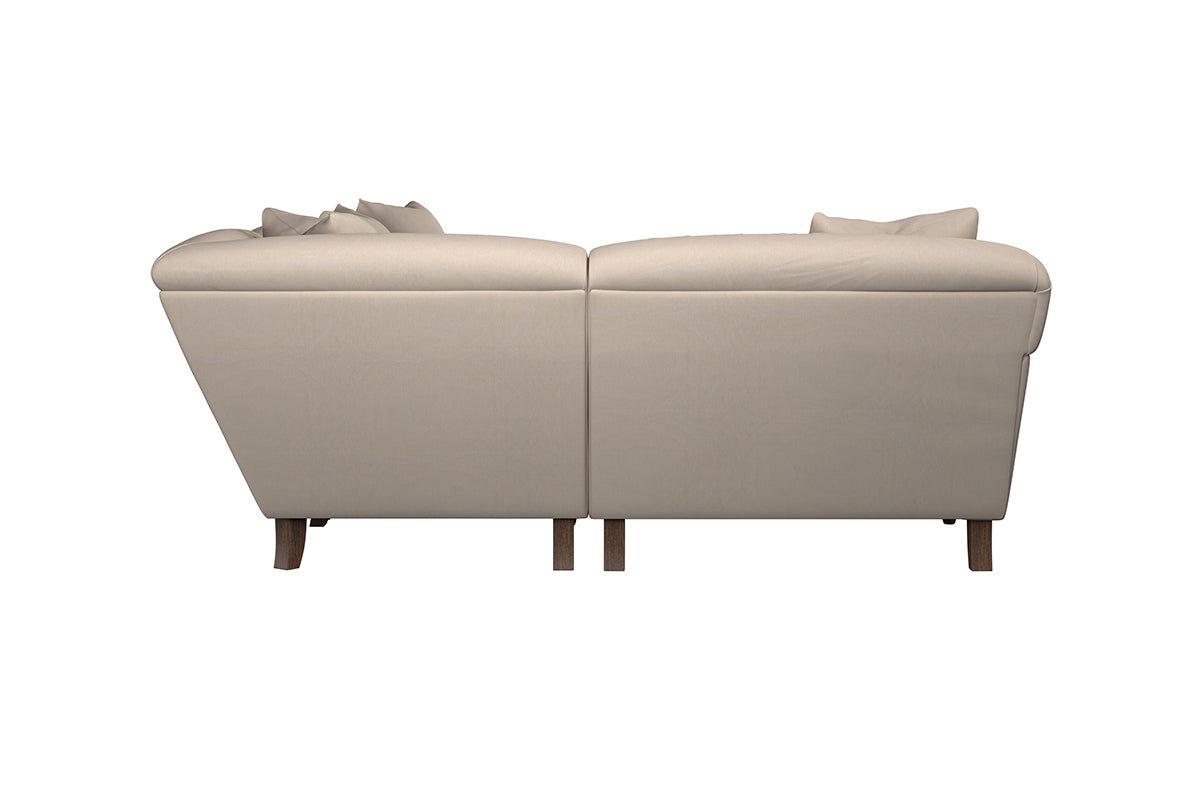 Deni Grand Left Hand Corner Sofa - Recycled Cotton Seaspray