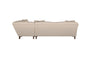 Deni Grand Right Hand Corner Sofa - Recycled Cotton Airforce