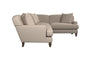 Deni Grand Right Hand Corner Sofa - Recycled Cotton Fatigue