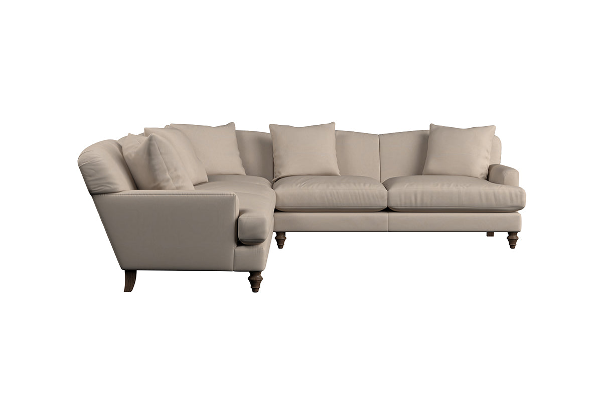 Deni Large Corner Sofa - Recycled Cotton Horizon