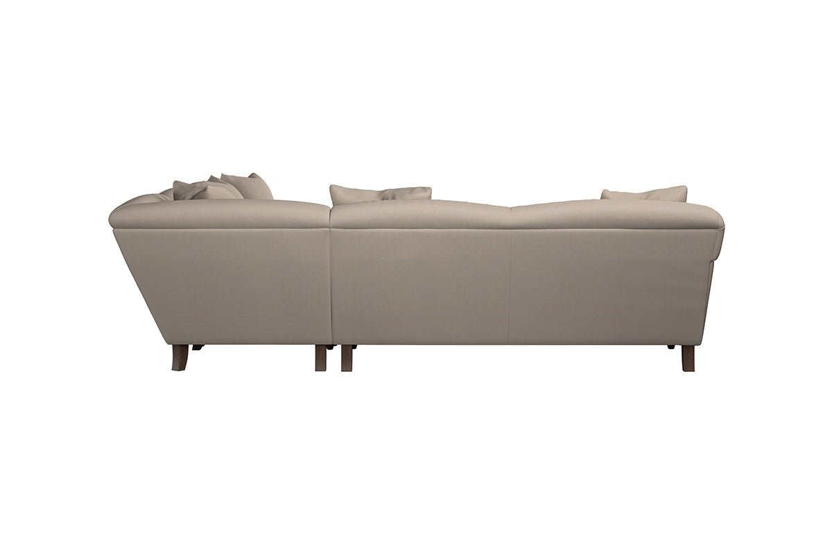 Deni Large Corner Sofa - Recycled Cotton Ochre