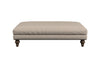 Deni Large Footstool - Recycled Cotton Mocha