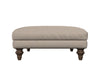 Deni Large Footstool - Recycled Cotton Mocha