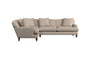 Deni Large Right Hand Corner Sofa - Recycled Cotton Fatigue