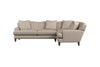 Deni Large Right Hand Corner Sofa - Recycled Cotton Stone