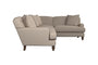 Deni Large Right Hand Corner Sofa - Recycled Cotton Ochre