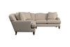 Deni Super Grand Right Hand Corner Sofa - Recycled Cotton Mocha