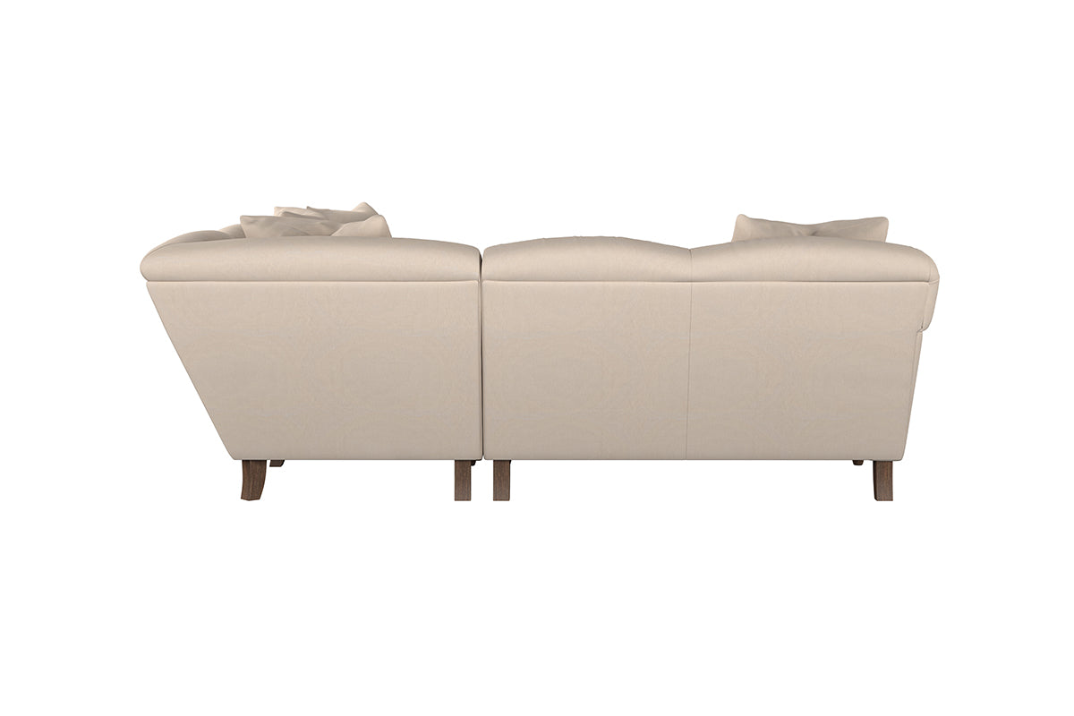 Deni Super Grand Left Hand Corner Sofa - Recycled Cotton Seaspray