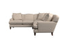 Deni Super Grand Left Hand Corner Sofa - Recycled Cotton Mocha