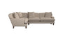 Deni Super Grand Left Hand Corner Sofa - Recycled Cotton Mocha