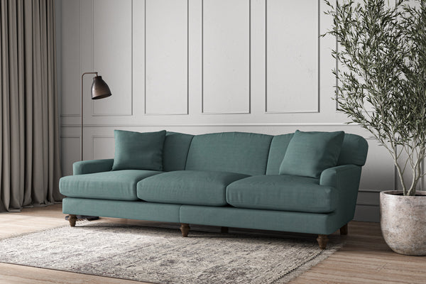 Deni Super Grand Sofa - Recycled Cotton Airforce