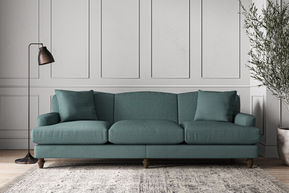 Deni Super Grand Sofa - Recycled Cotton Airforce