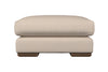 Guddu Grand Footstool - Recycled Cotton Mocha