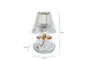 Dimalai Recycled Glass Table Lamp - Clear