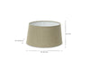 Dia Jute Lampshade - Natural