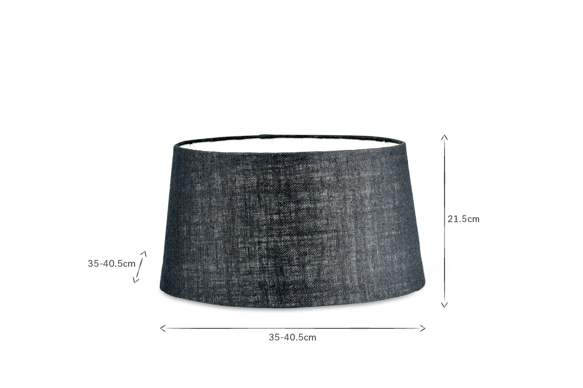 Dia Jute Lampshade - Ink