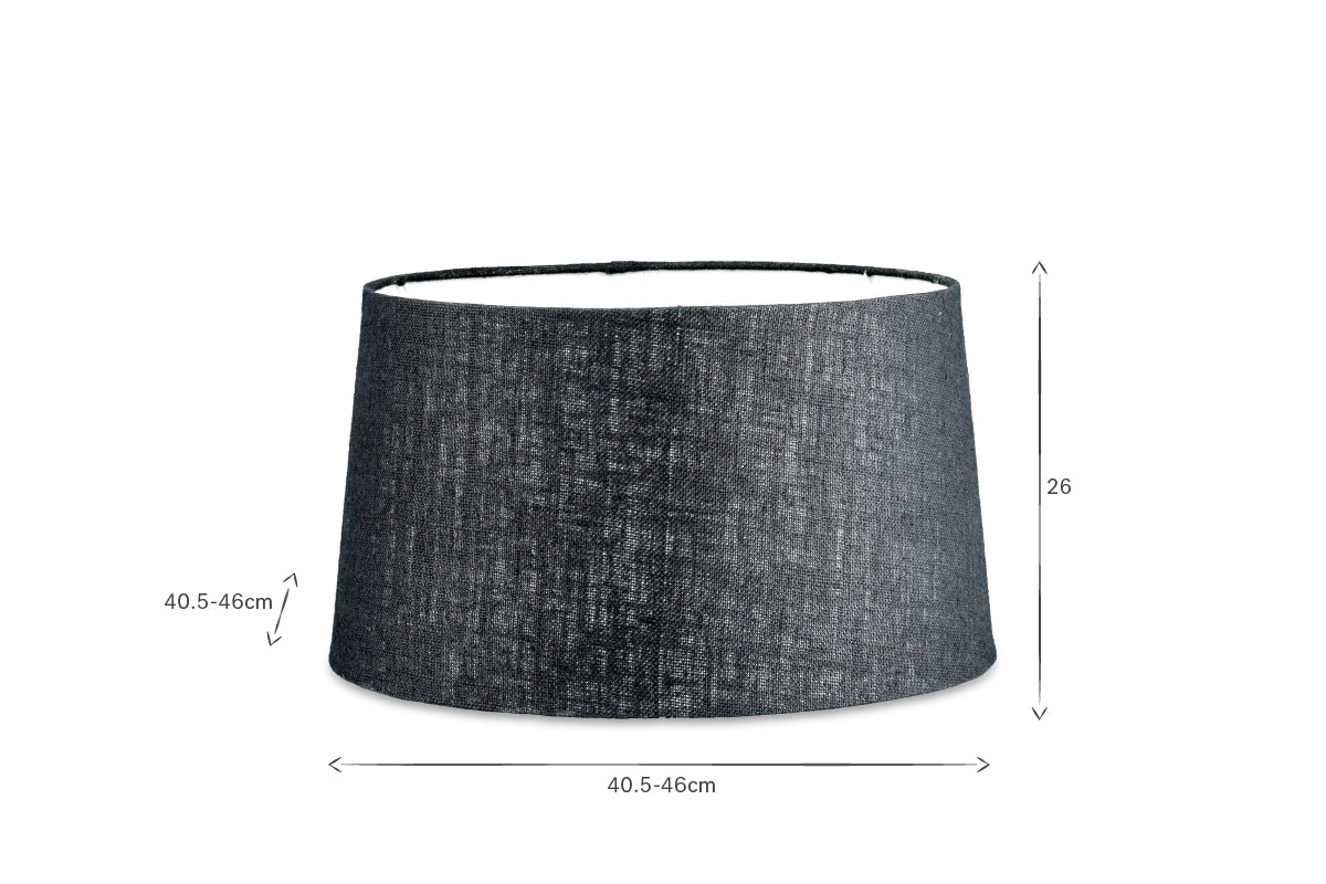 Dia Jute Lampshade - Ink