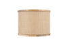 Darat Mango Wood & Jute Lampshade - Natural-nkuku