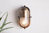 Denaya Outdoor Wall Lamp - Antique Brass-nkuku