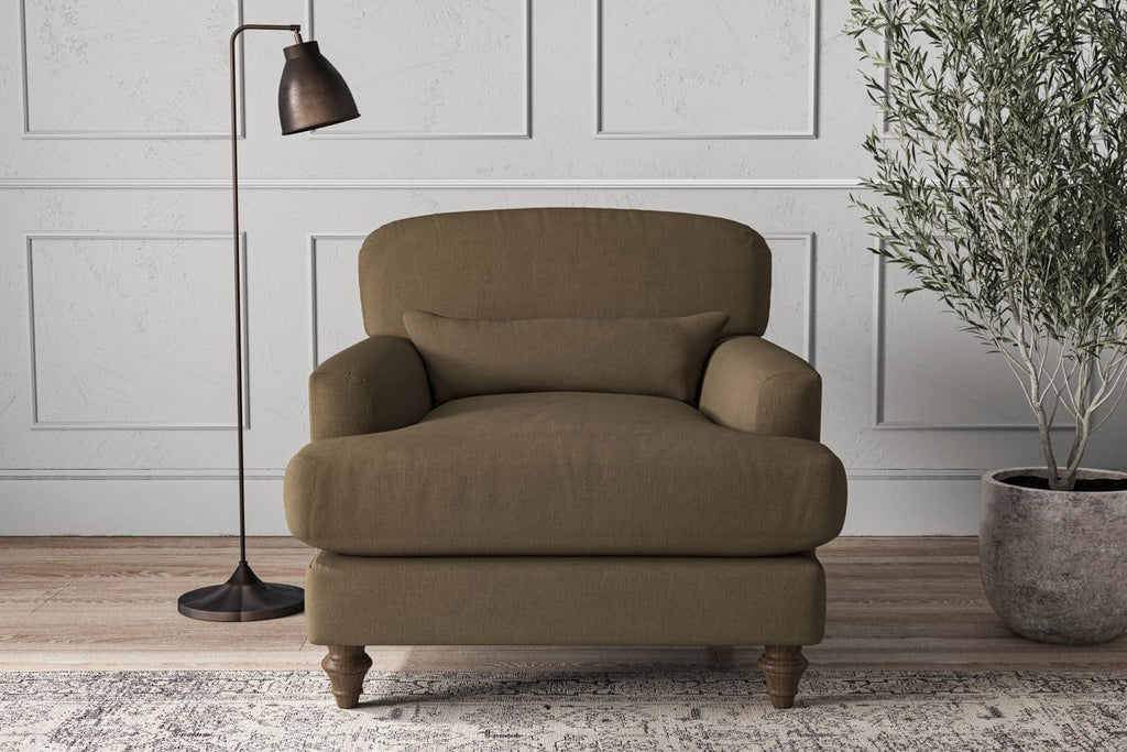 Deni Armchair - Brera Linen Chestnut-nkuku