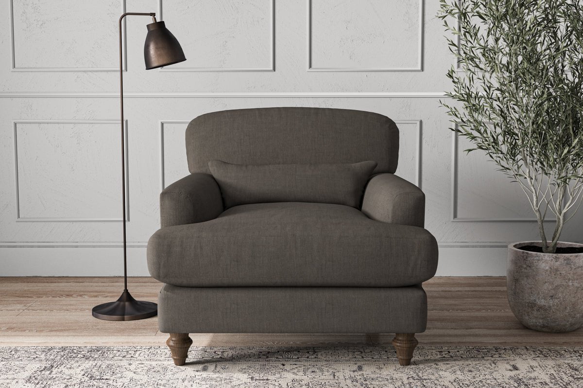 Deni Armchair - Brera Linen Granite-nkuku