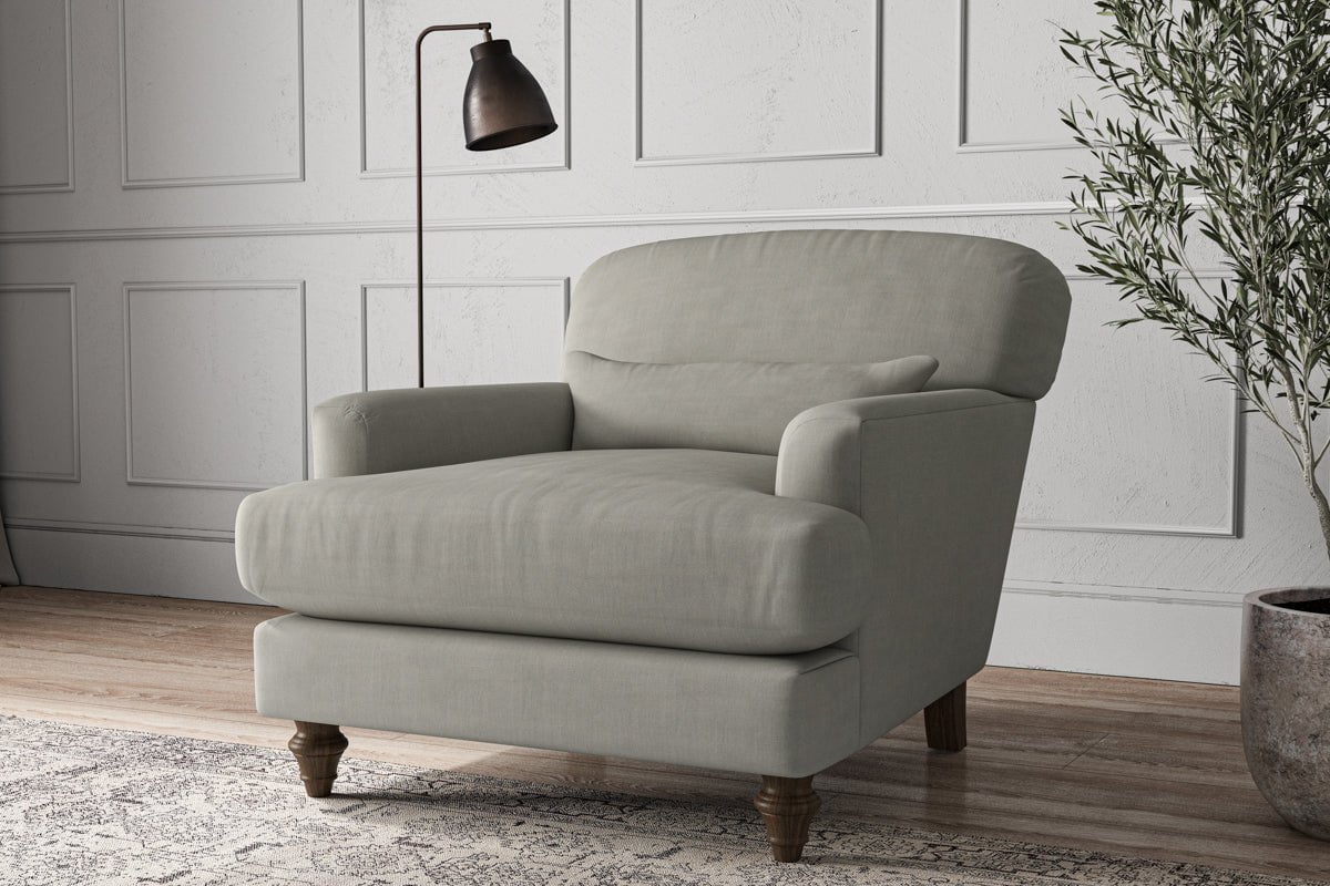 Deni Armchair - Brera Linen Smoke-nkuku