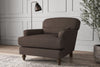 Deni Armchair - Recycled Cotton Mocha-nkuku