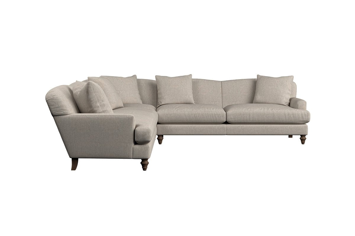 Deni Grand Corner Sofa - Brera Linen Charcoal-nkuku