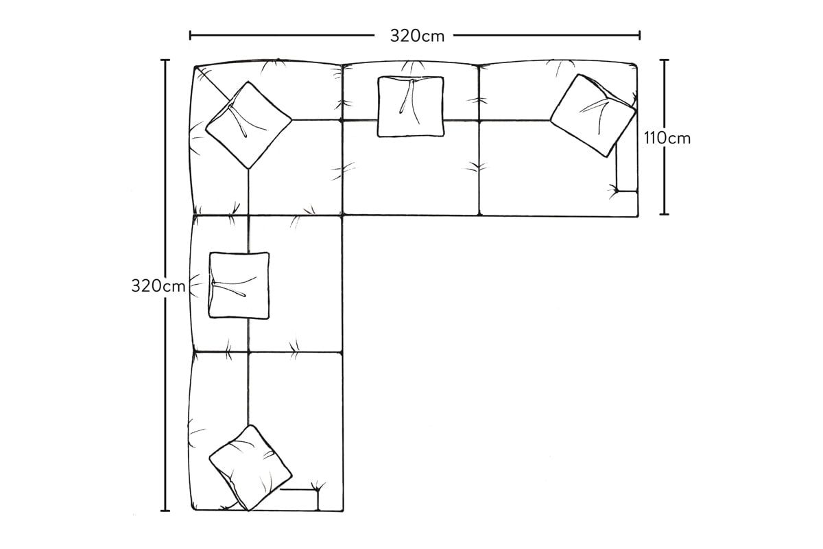 Deni Grand Corner Sofa - Brera Linen Dusk-nkuku