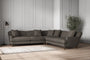 Deni Grand Corner Sofa - Brera Linen Granite-nkuku