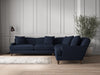 Deni Grand Corner Sofa - Brera Linen Indigo-nkuku