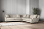 Deni Grand Corner Sofa - Brera Linen Natural- nkuku