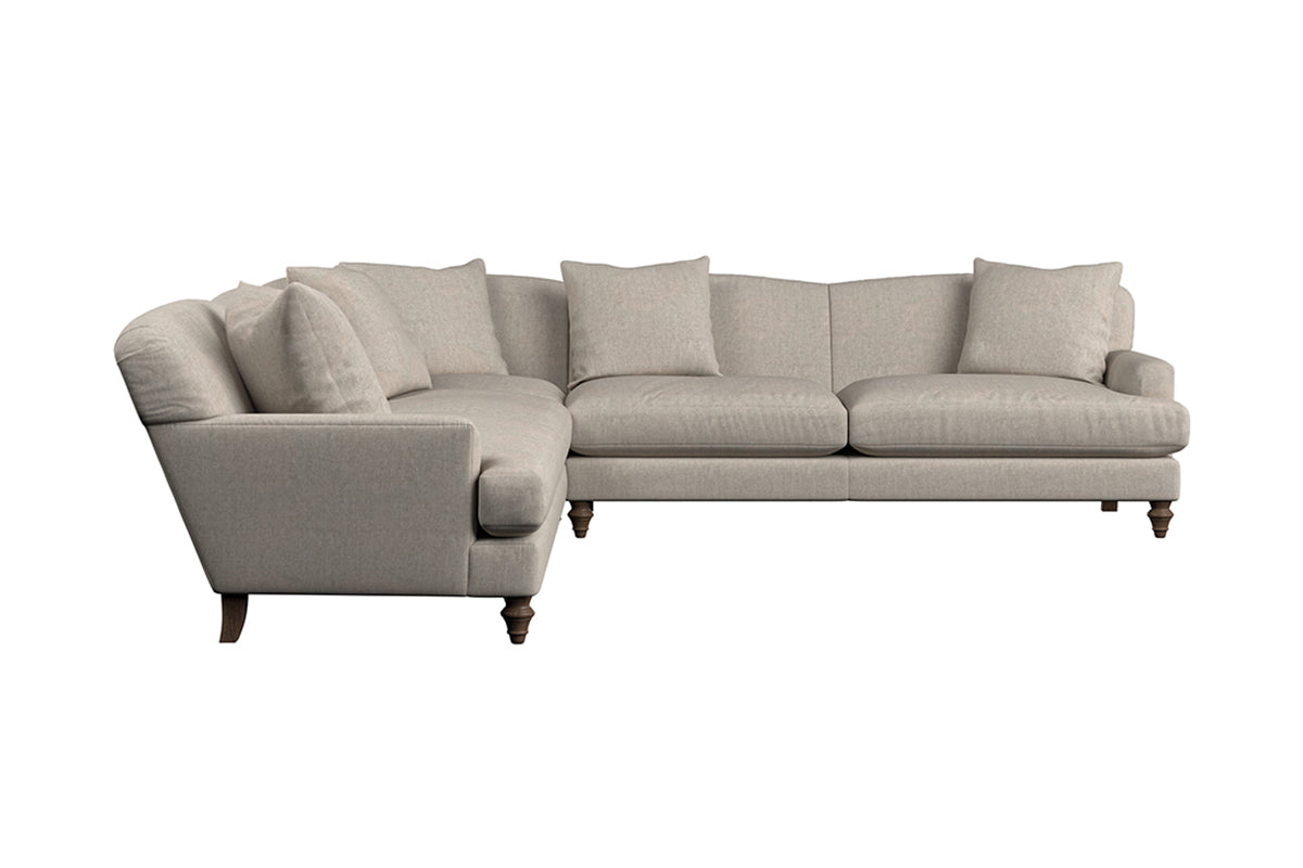 Deni Grand Corner Sofa - Brera Linen Natural- nkuku