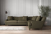 Deni Grand Corner Sofa - Recycled Cotton Fatigue-nkuku