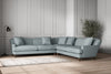 Deni Grand Corner Sofa - Recycled Cotton Horizon-nkuku